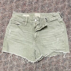 Universal Thread Sage Green Jean Shorts